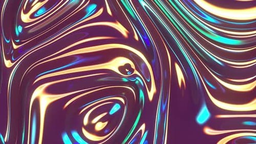 Gradient wave cloth, fluid color background.