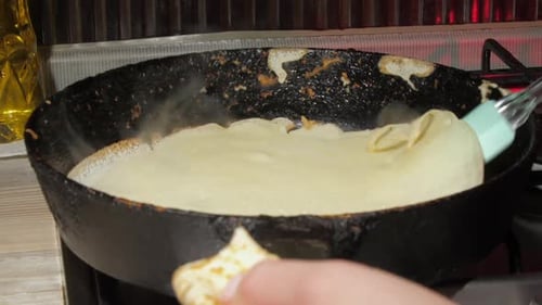 Making Delicious Pancakes on the Stove