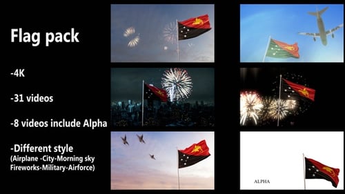Papua New Guinea Flag Pack