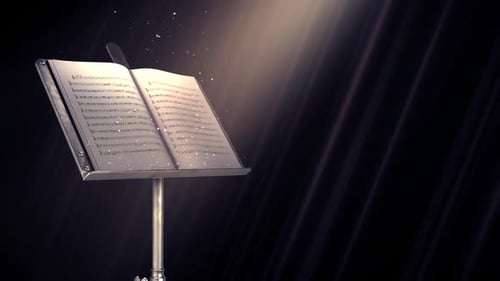 Music Sheet Book Background 1