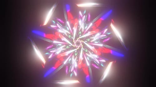 Fondo de bucle continuo VJ pulsante, abstracto, surrealista, futurista, multicolor, psicodélico, hipnótico