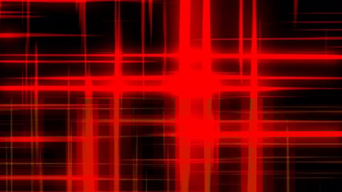 Abstract Red Neon Grid Lines Motion Background Loop
