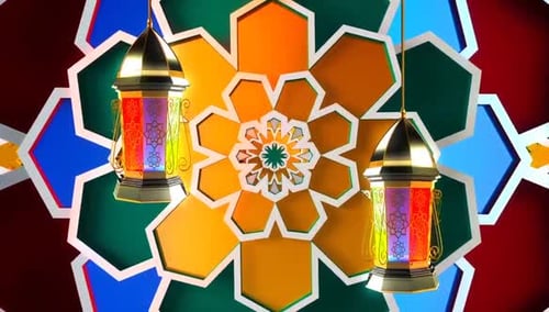 Islamische Vollfarbe