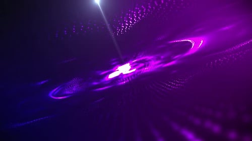 Futuristic Particle Swirl Abstract Background Animation