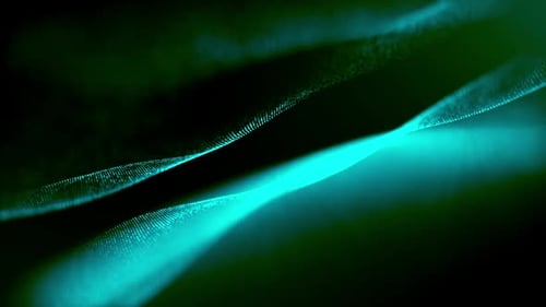 Abstract Particle Background Color Green And White