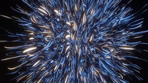 4K EDM Neon Motion Background | Futuristic Electronic Music Loop