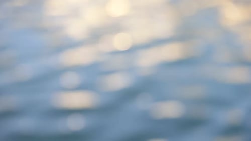 Abstract Waves with Golden Bokeh
