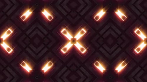 Visual Neon Light 3D Glow Shape Background V2