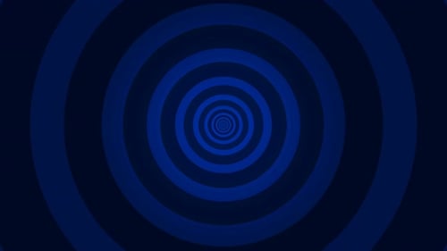 Blue color Gradient Shape Circle zoom in animation