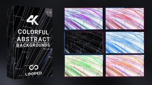Dunkles buntes Plexus-Paket