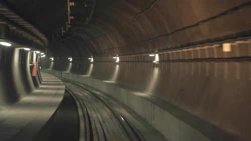 wandering through the tunnels of the subway station