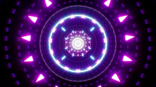 Spreading Light Shape Background 4K Loop