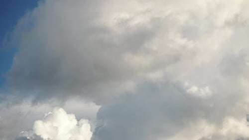 Blue Sky with Clouds. Timelapse