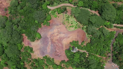 El lugar turístico más famoso de Mauricio Tierra de los siete colores