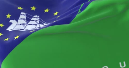 Bandera del condado de Erie