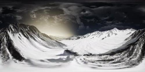 VR 360 Norway Mountains Severe Landscape