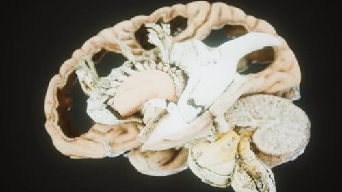 Medical Anotomy of Real Human Brain