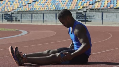 Hispanic Man Rubbing His Cramped Legs, Special Exercises, Poor Blood Circulation