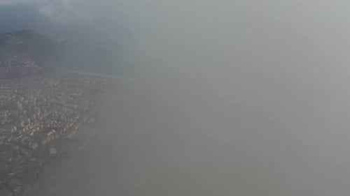 Nubes sobre la ciudad turca
