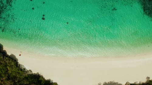 Tropischer Strand und Blaue Lagune