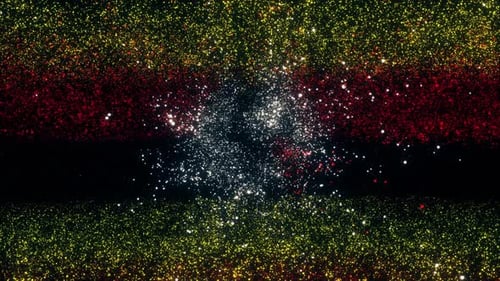 Abstract Dynamic Glitter Particle Field Motion Background