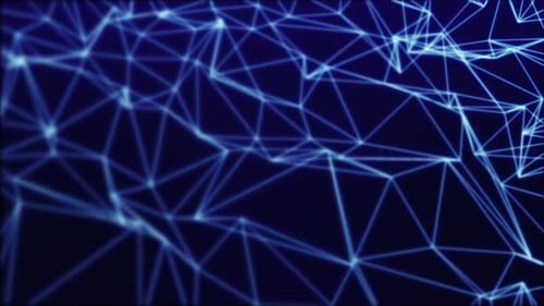 Futuristic Digital Network Plexus Background Animation