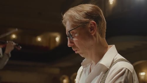 Pianist and Violinist Play Live Jazz Music