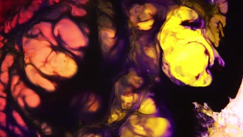 Vibrant Ink Spreading in Liquid