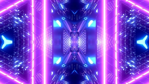 Vj Abstract Light Tunnel V2