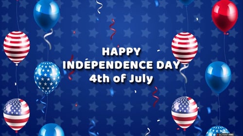 4th of July Loop Background