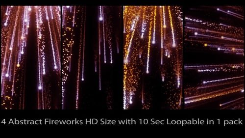 Glittering Particle Streaks and Explosions Background for Celebrations