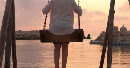 Paradise Beach with Swing