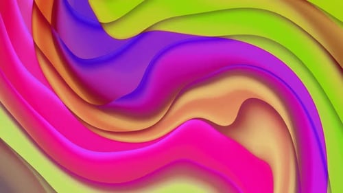 Abstract Flowing Wavy Colorful Motion Background