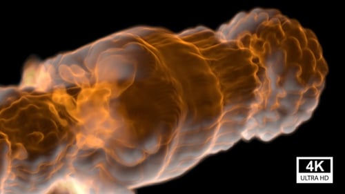 Animated Fire and Smoke Transition Effect