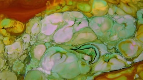Diffusion abstrakter Farben