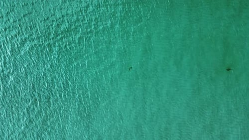 Ocean sea surface aerial view, sea water texture background by drone
