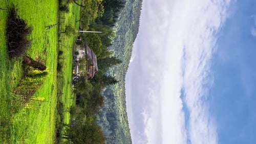Vertikalaufnahmen Sommer Gebirgsnatur Panoramalandschaft