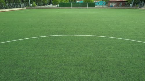 Aerial Football Field