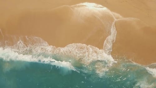 White Sand Beach Waves