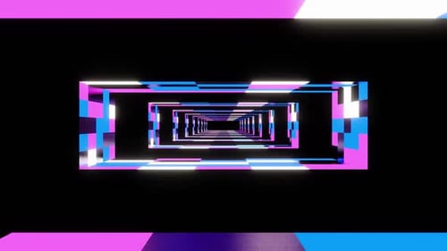 Sci Fi Colored Room Vj Loop HD