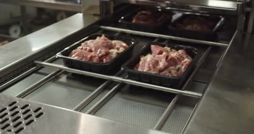 Automated Meat Processing in a Food Factory