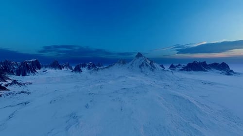 Mountain range panorama