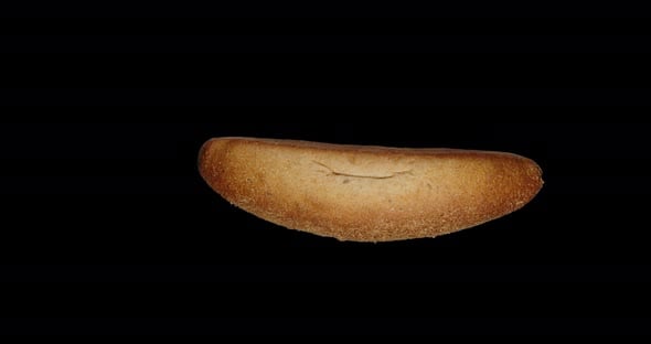Wheat Bread, Rotation Around, Alpha Channel, Food Stock Footage ft ...