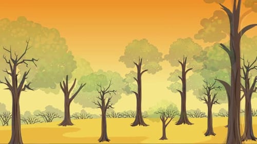 Green and Dried Woods