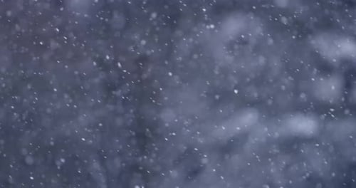 Nieve en cámara lenta