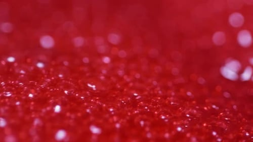 Hot Lava of the Volcano Macro Video