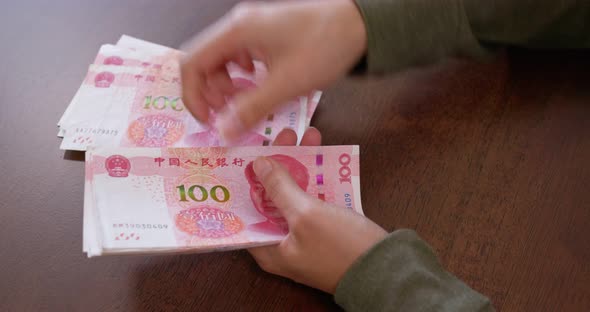 Counting Chinese RMB, Stock Footage ft. asia & business - Envato