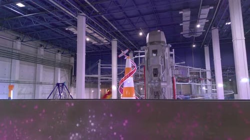 Space Theme In Amusement Park
