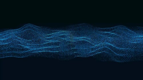 abstract technology digital particle wave background. Vd 84