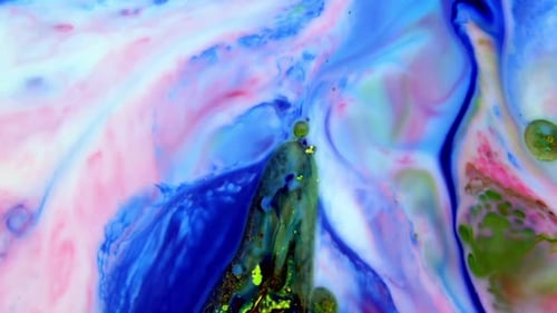 Color Explosion Abstract Vivid Art Painting Texture